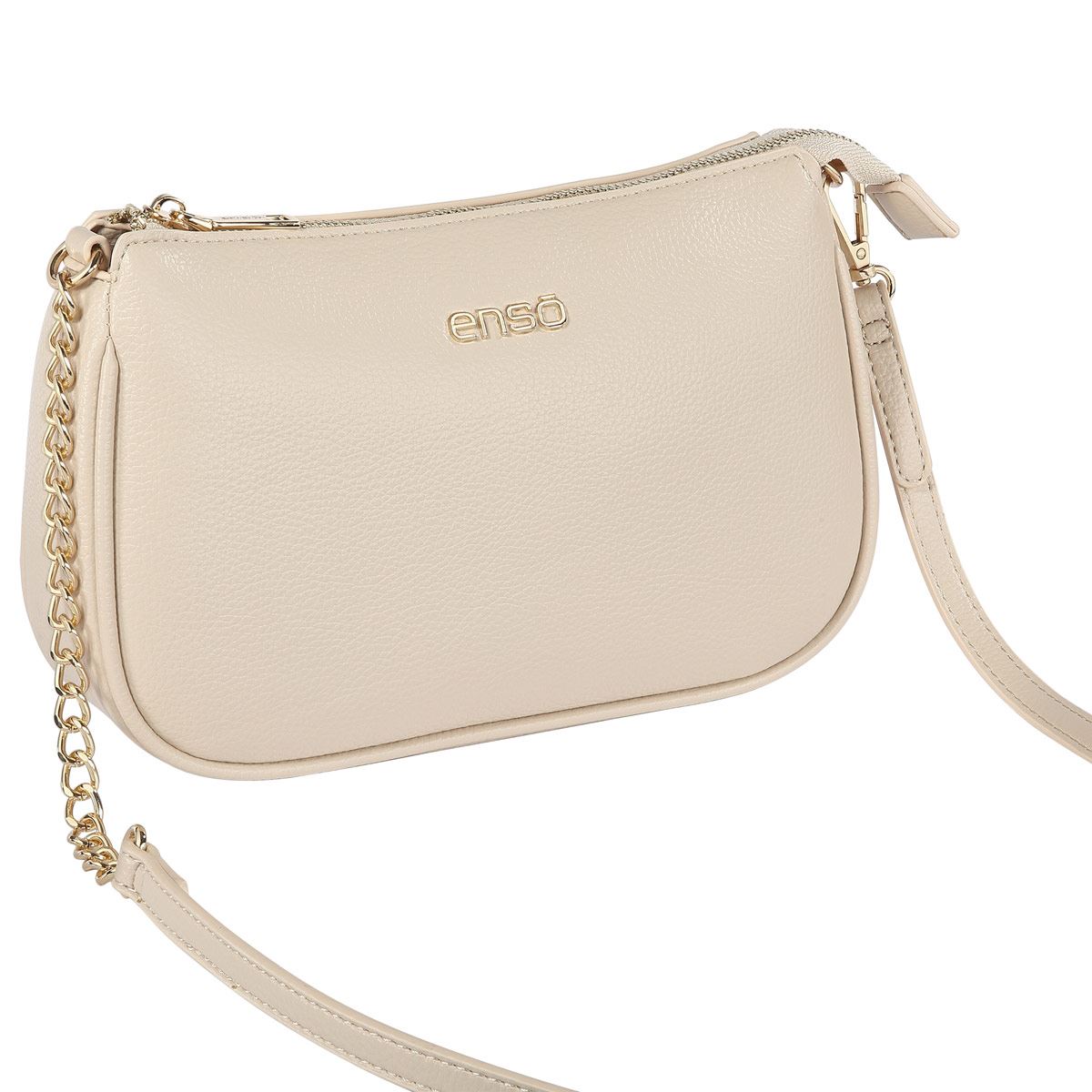 Bolsa Crossbody Color Beige para Mujer Enso