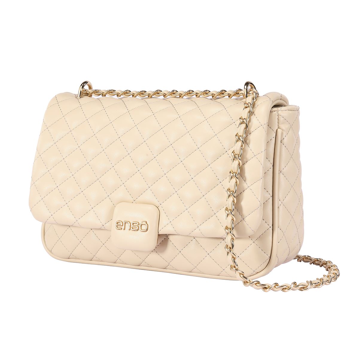 Bolsa Crossbody Enso Beige para Mujer