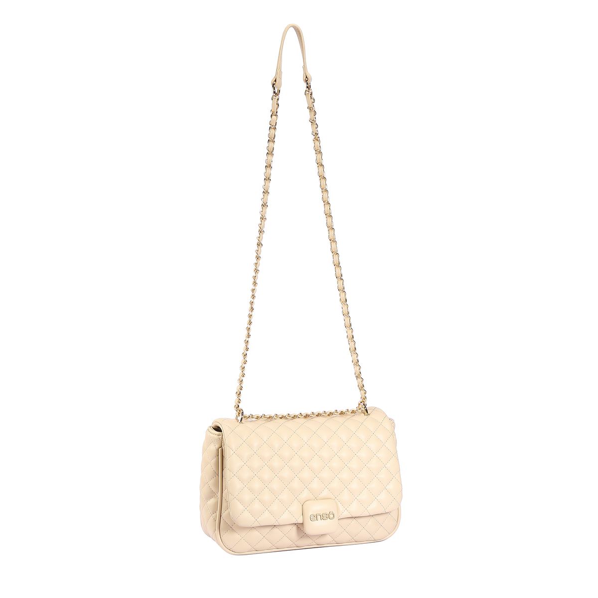 Bolsa Crossbody Enso Beige para Mujer