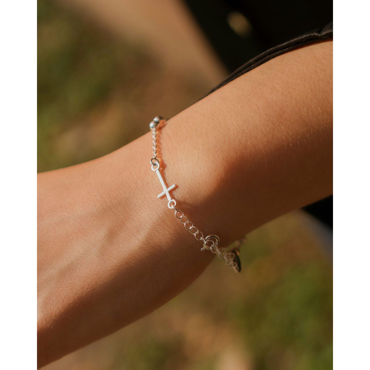 Pulsera decenario plata