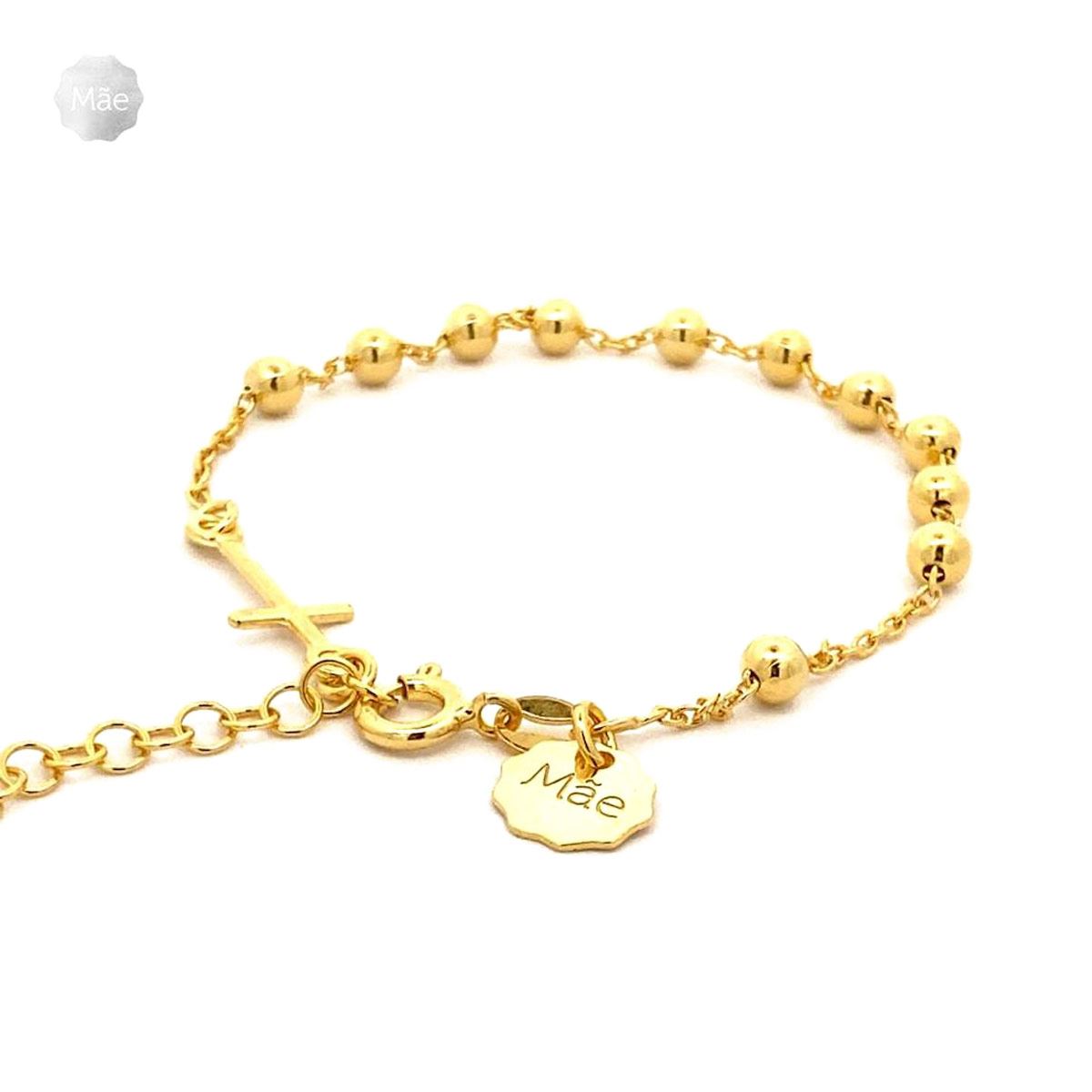 Pulsera decenario dorada