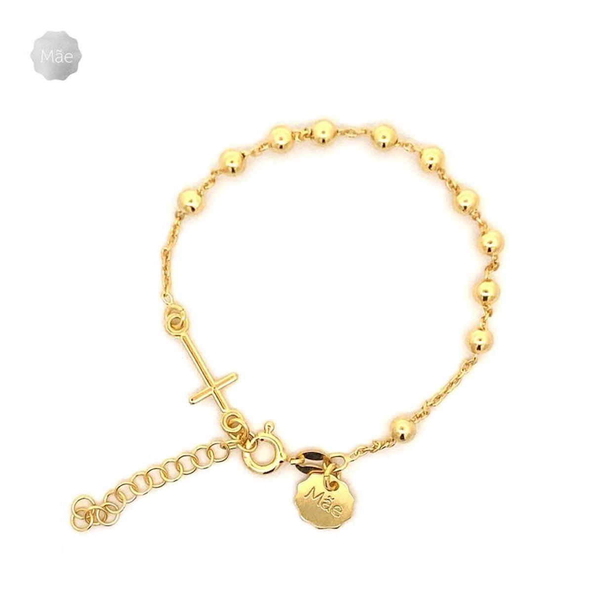 Pulsera decenario dorada