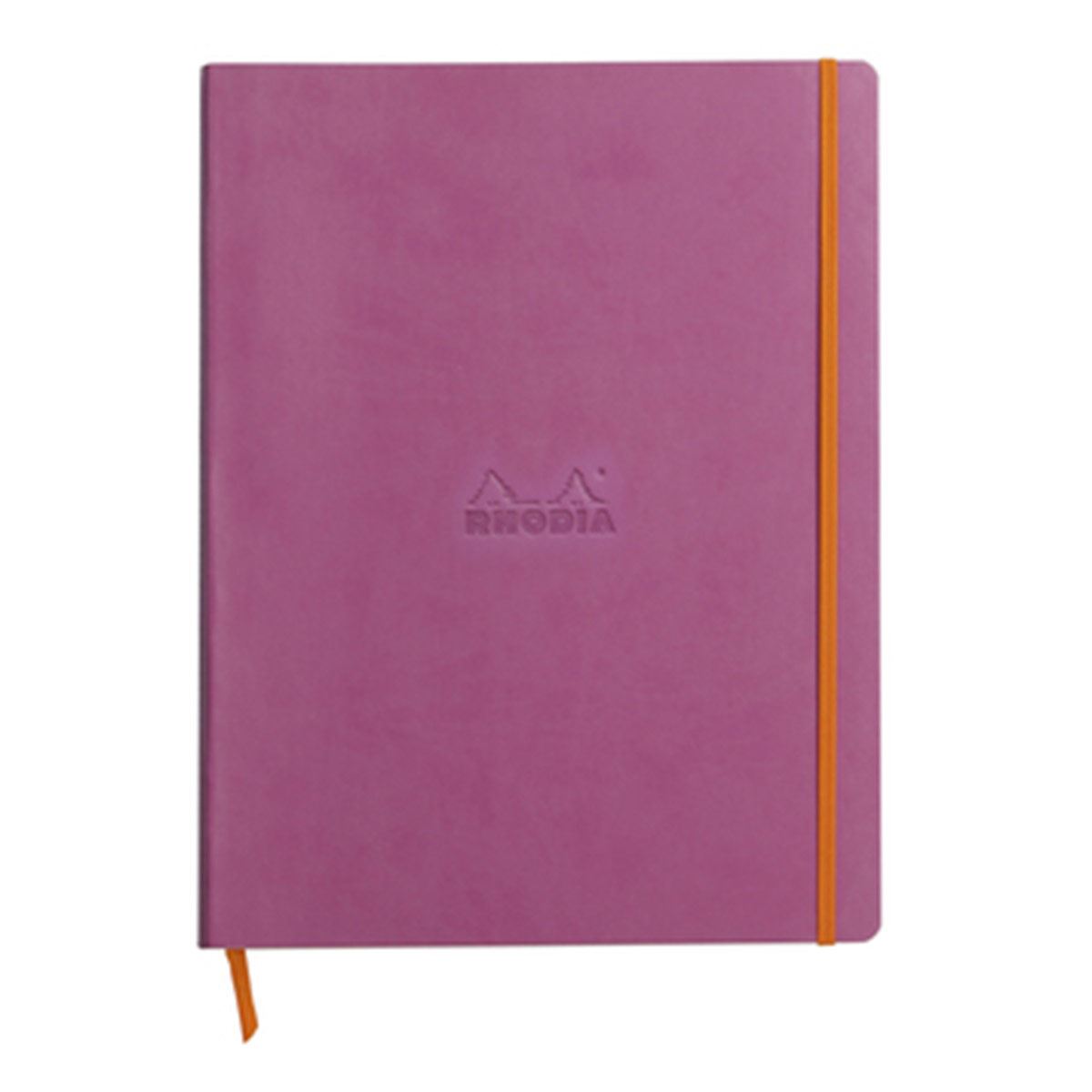 Libreta Rhodia A4 Pasta Suave Rayas Color Lila
