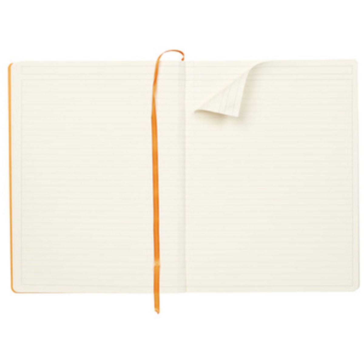 Libreta Rhodia A4 Pasta Suave Rayas Color Lila