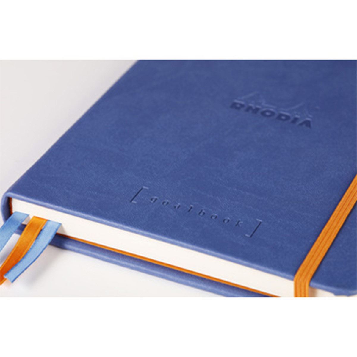 Libreta Rhodia A5 Pasta Dura Puntos Color Marino