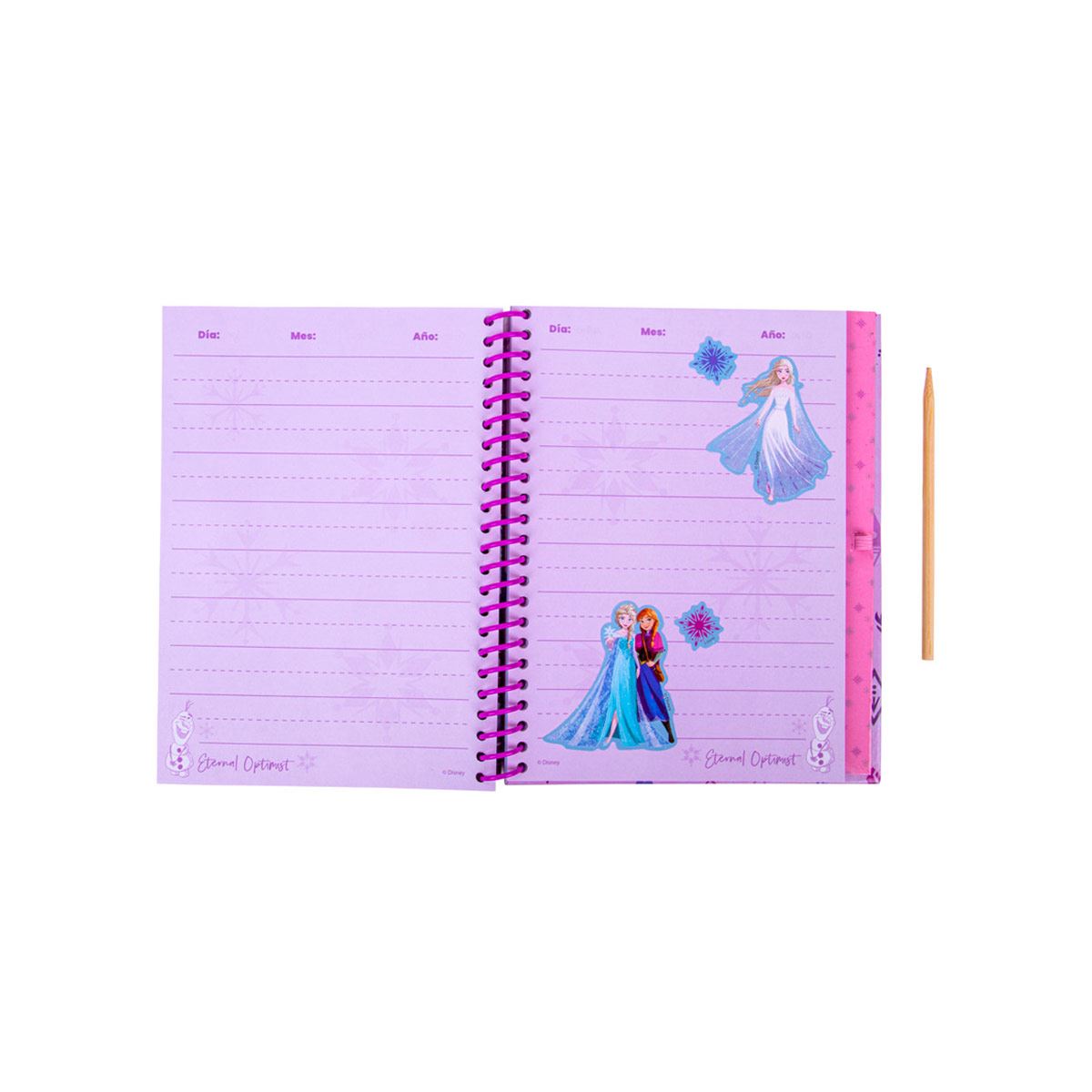 Diario Disney Frozen Efectos y Glitter Berry Hip