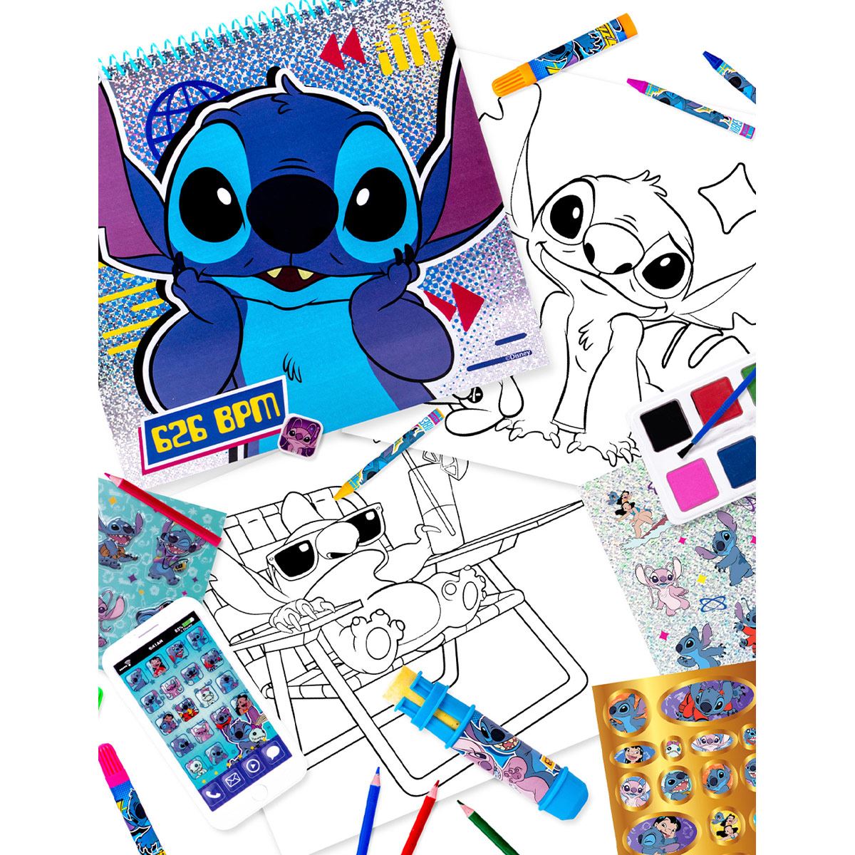 Mundo de arte y actividades Stitch