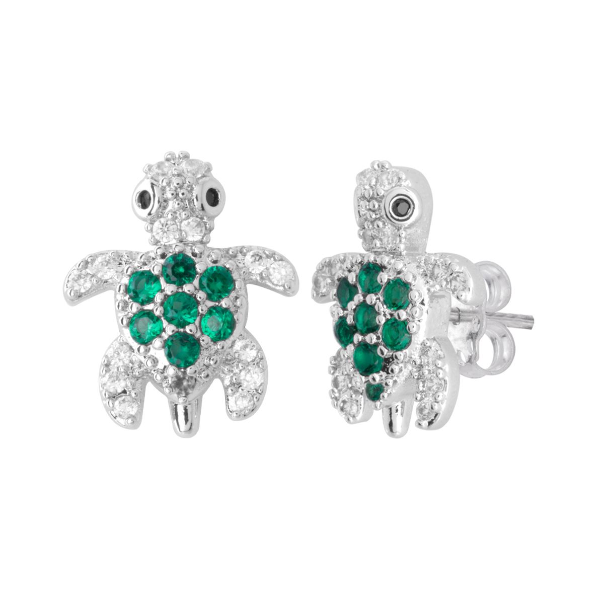 Broquel Tortuga con Zirconia Unlimited By Oro Boleado