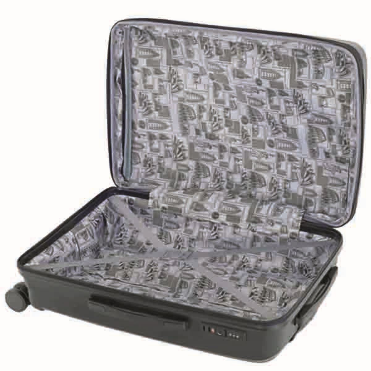 Maleta de Viaje con Ruedas Giacomo Rosaldi Negro Berlín 28"