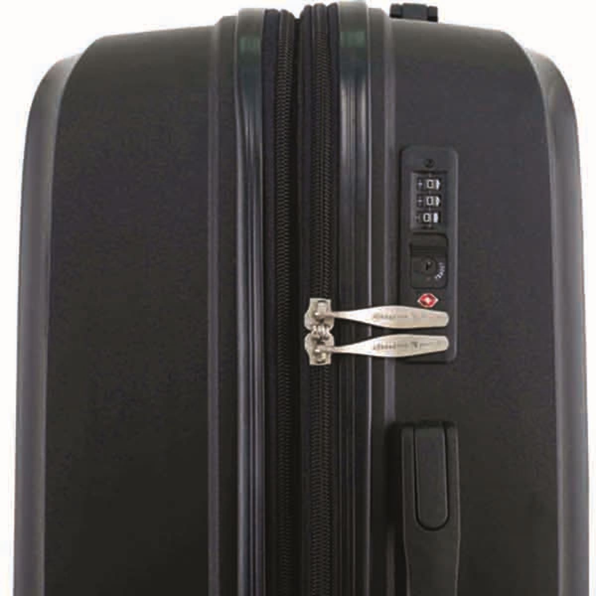 Maleta de Viaje con Ruedas Giacomo Rosaldi Negro Berlín 28"