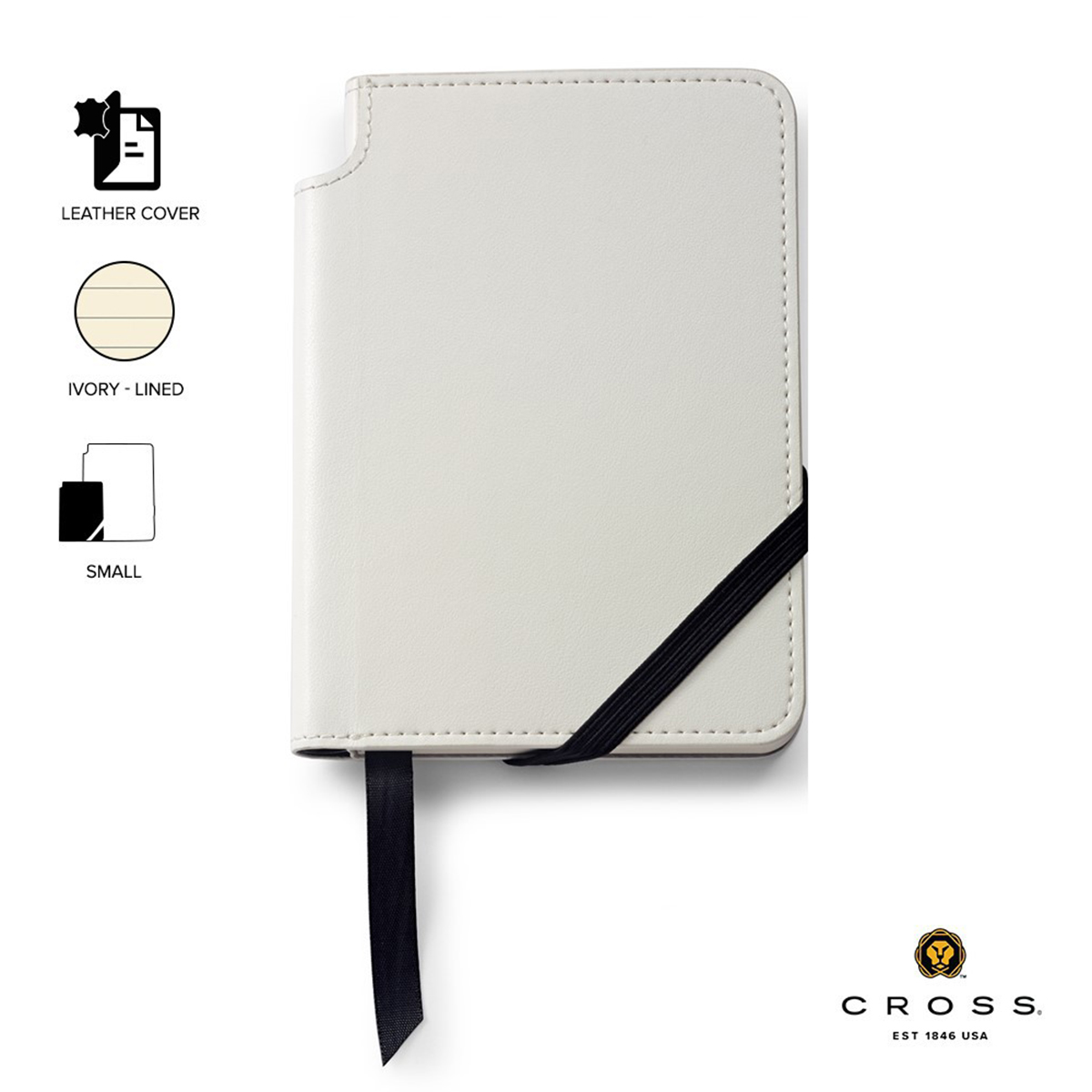 Agenda Diaria Blanca Rayada Cross