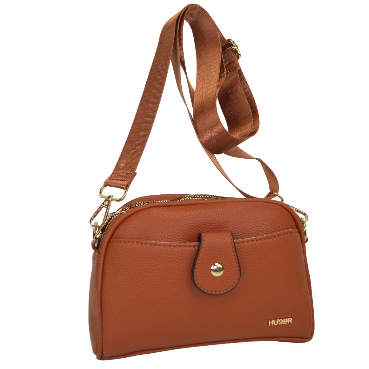 Bolsa Crossbody Huser Café para Mujer