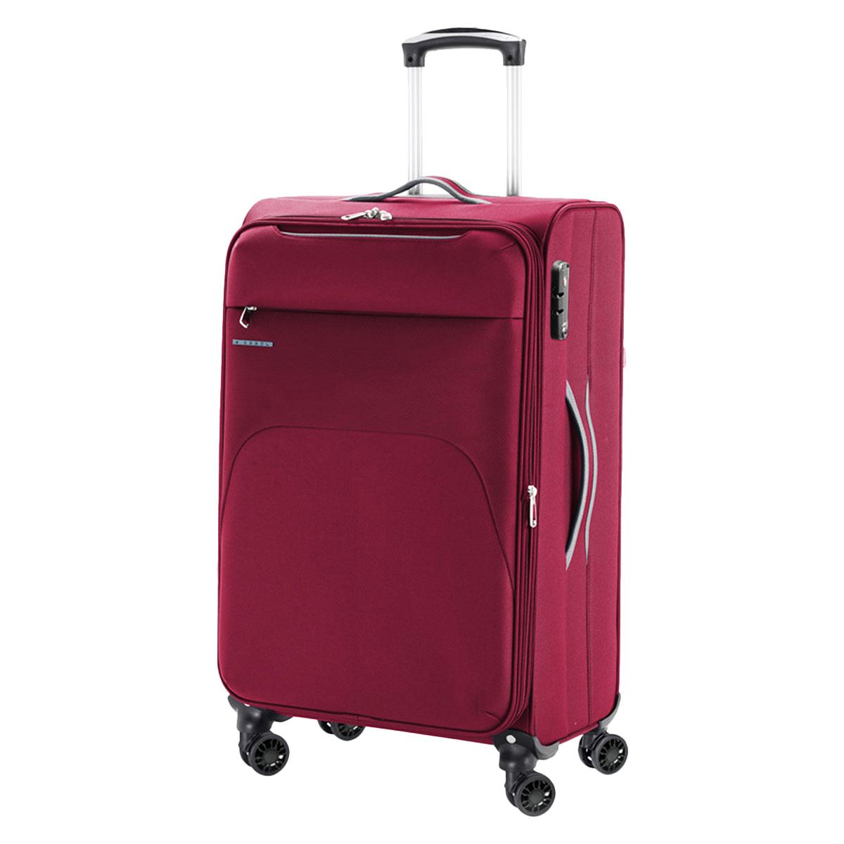 Maleta De Viaje 28 Roja Check In ABS Trolley Ajustable