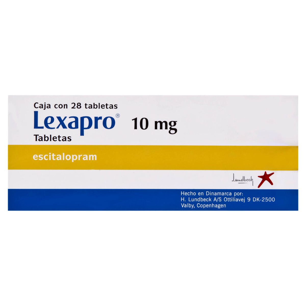 Lexapro 10 mg tab 28