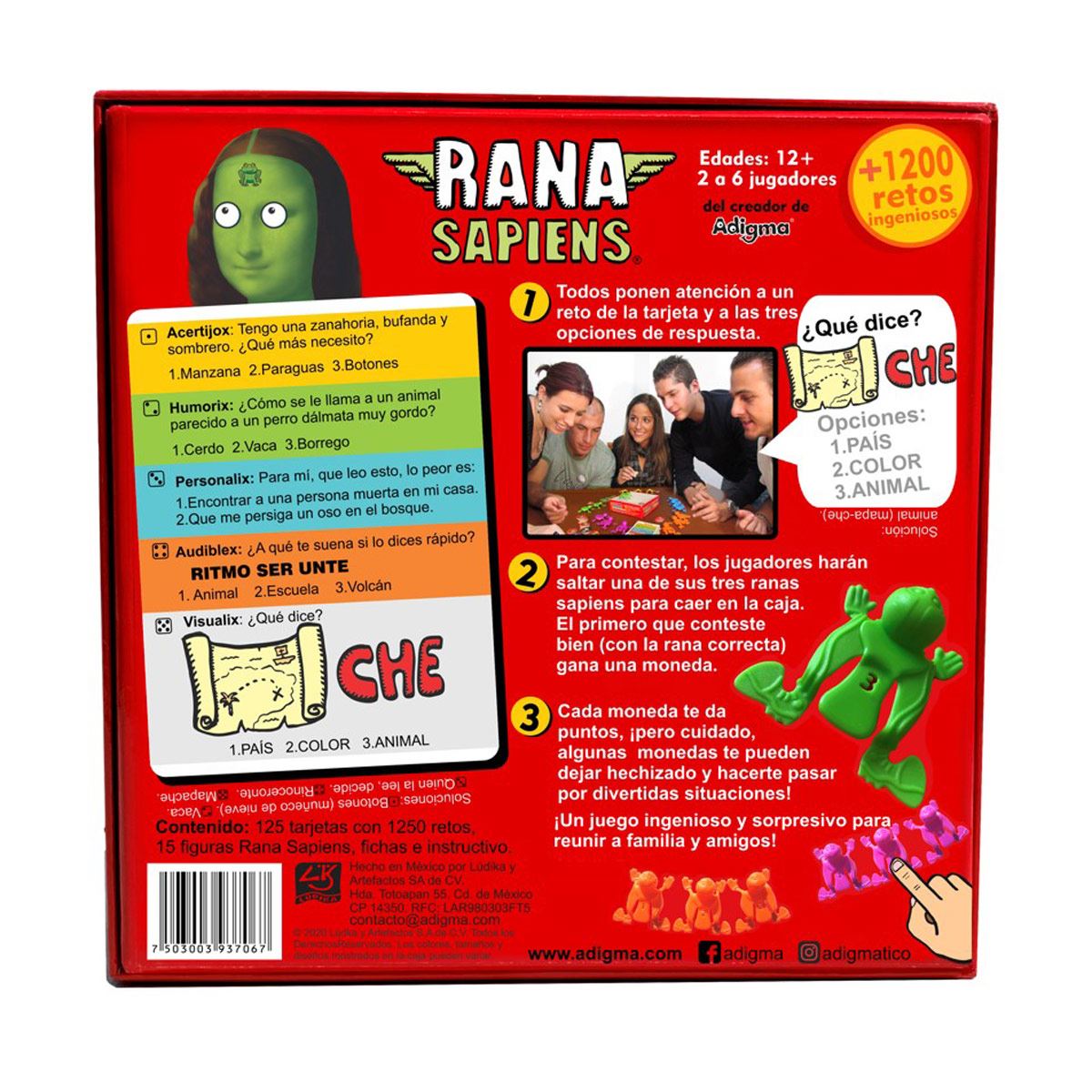 Rana Sapiens juego de mesa