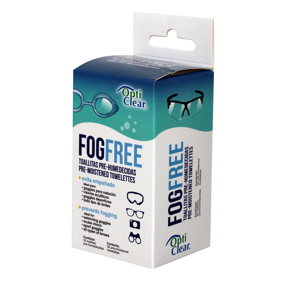 Toallas pre-húmedas anti-empañantes