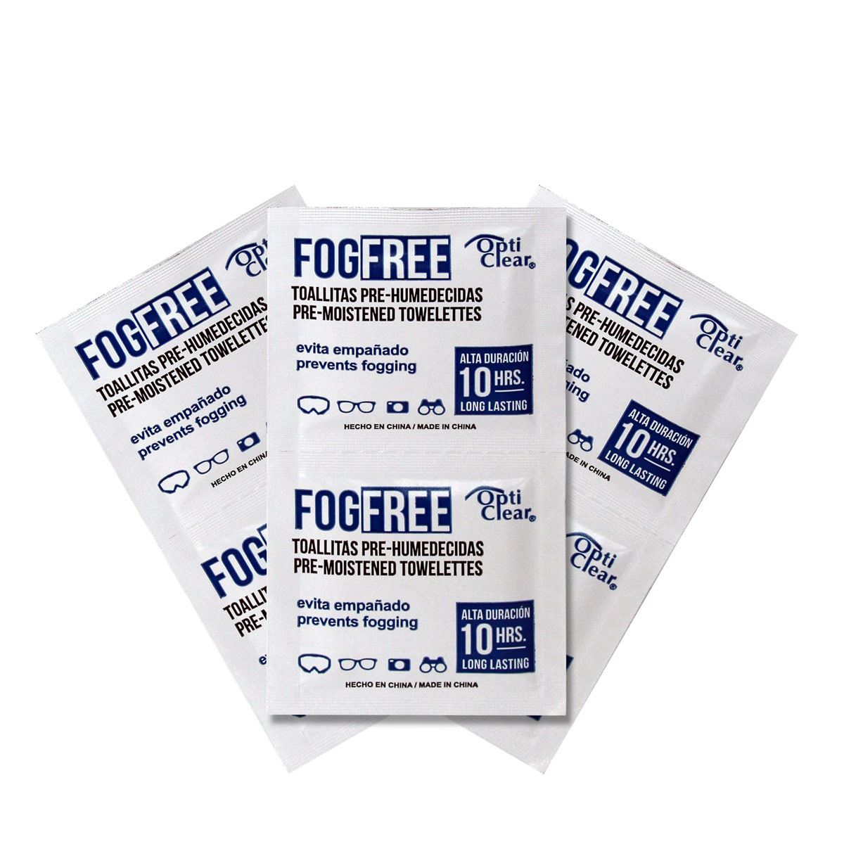 Toallas pre-húmedas anti-empañantes