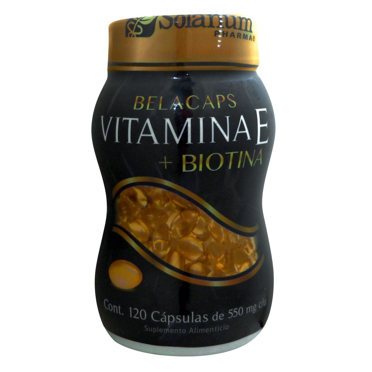 Belacaps Vitamin E+Biotin 120 Caps