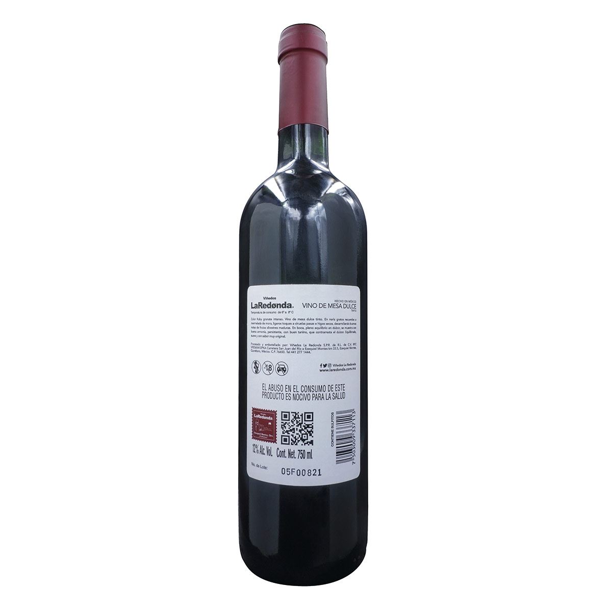 Vino Tinto Rubi La redonda750 ml
