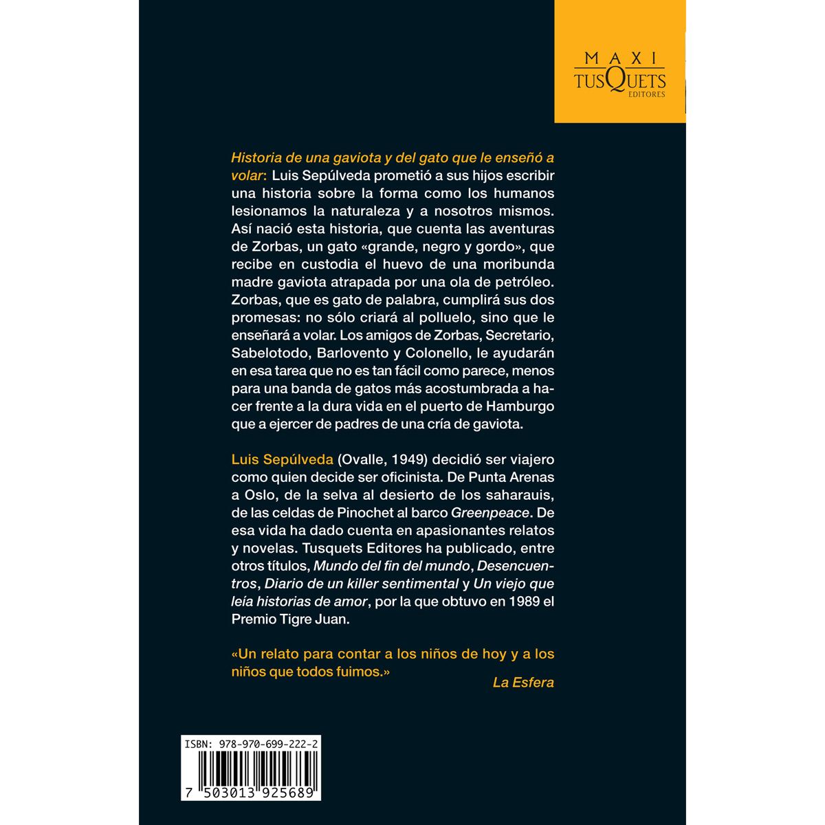 Historia de una gaviota y del gato que le enseñó a volar