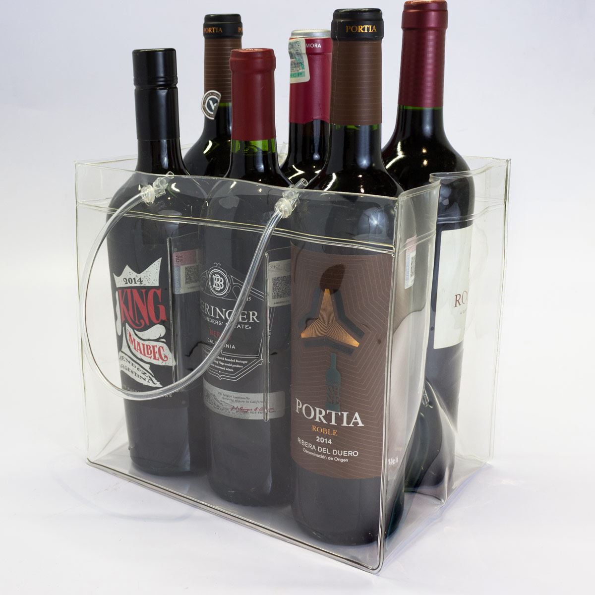 Bolsa Enfriadora de Plástico para Seis Botellas