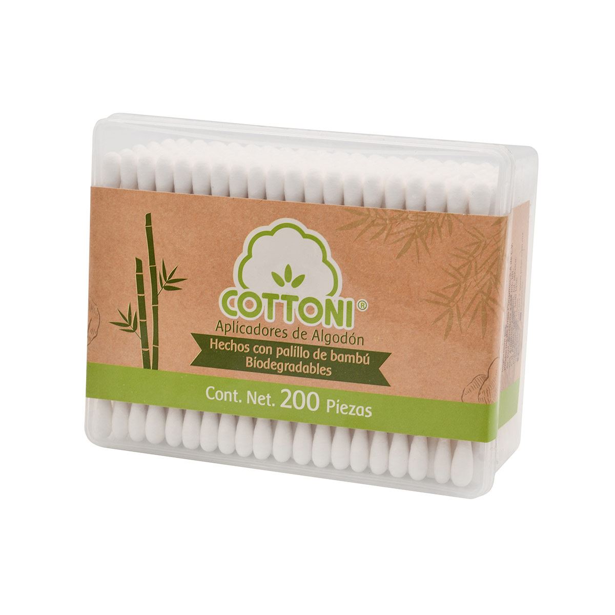 APLICADORES DE ALGODON EN CAJA RECT