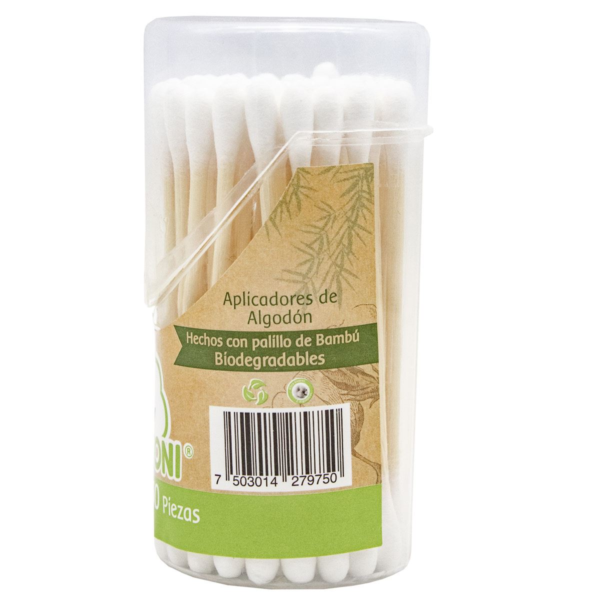 Aplicadores de Algodón Cottoni Caja con 50 Piezas