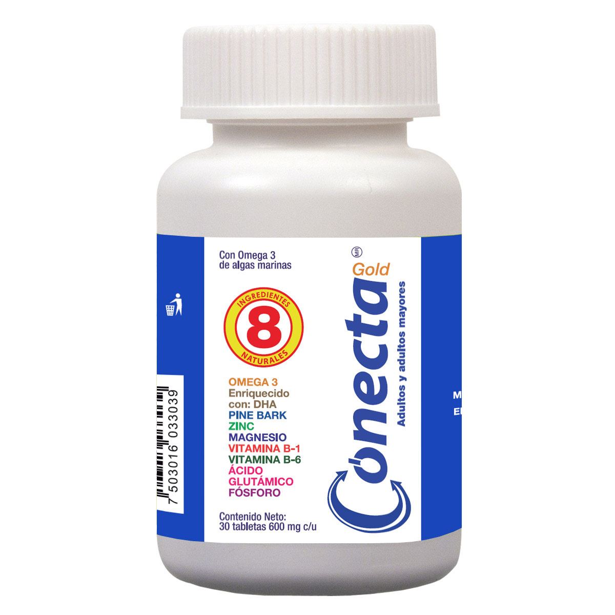 Conecta Gold  30  Tabletas 600 Mg C/U