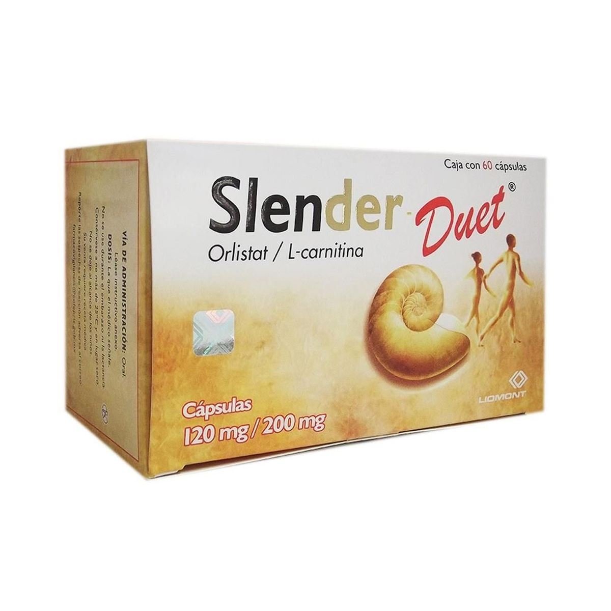 Slender-Duet 120 mg/200 mg 60 Cápsulas
