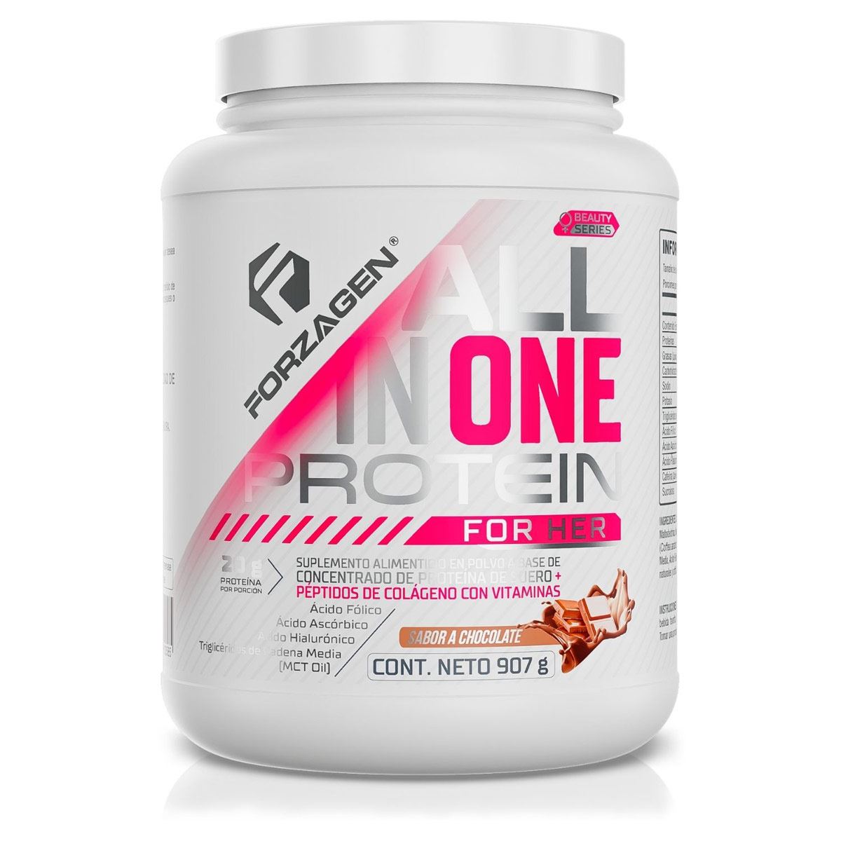 Proteína All In One Protein For Her  907gr  Choc Forzagen