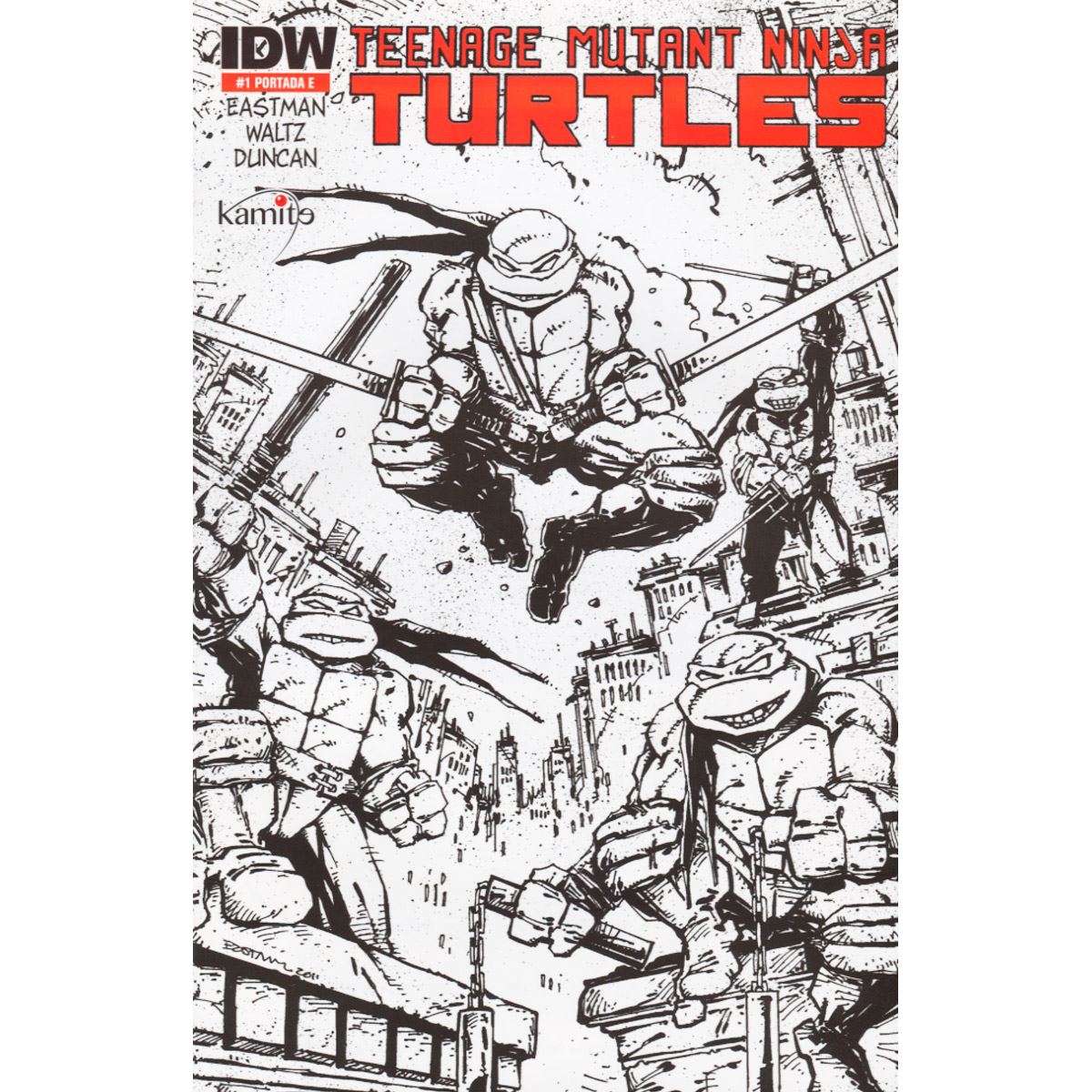 Comic The Teenage Mutant Ninja Turtles # 1-E