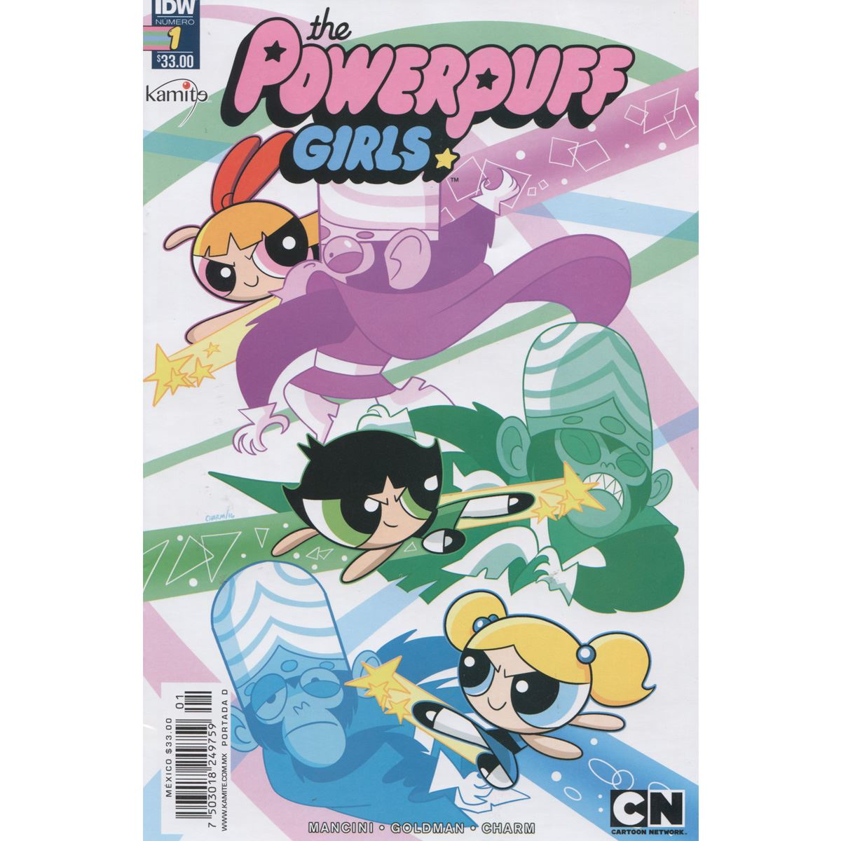 Comic the powerpuff girls d-1