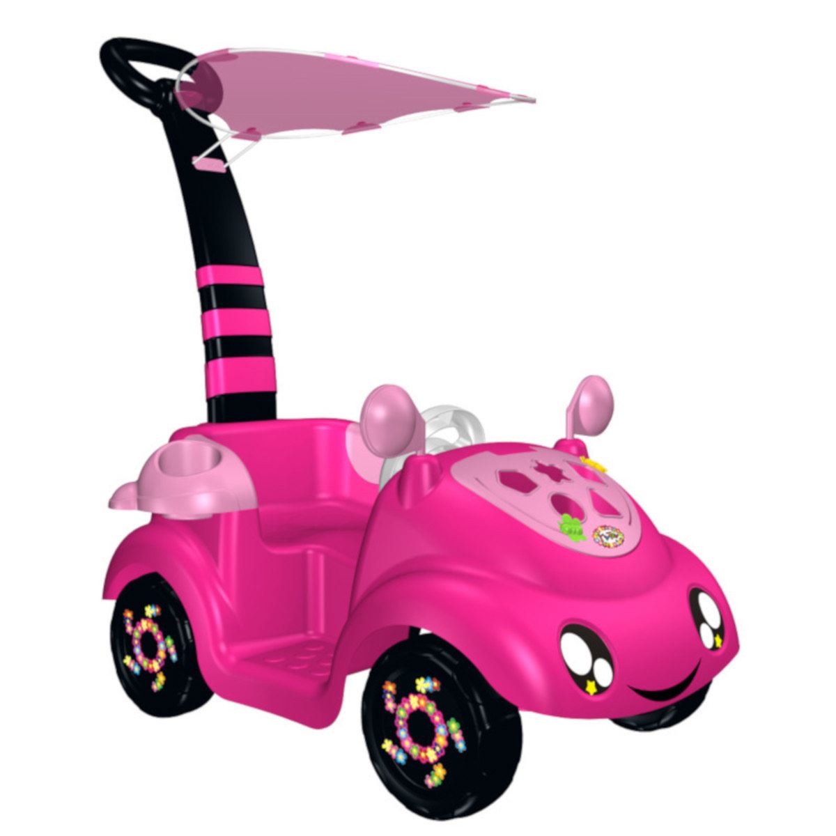 Carro Montable Para Niños Mytoy Elefante Color Rosa