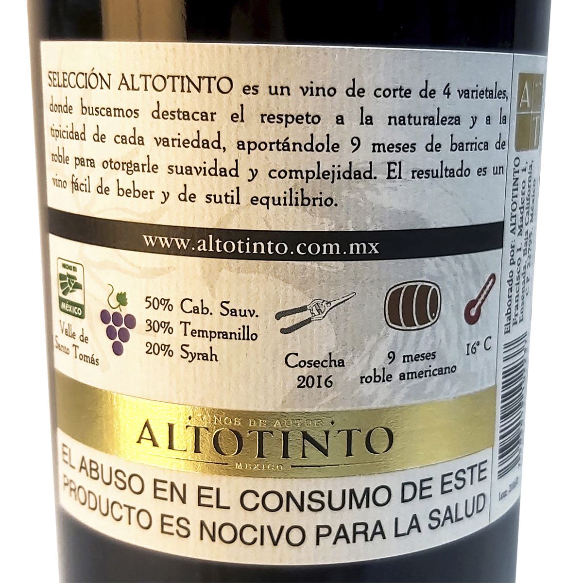 Altotinto Selección 750 ML