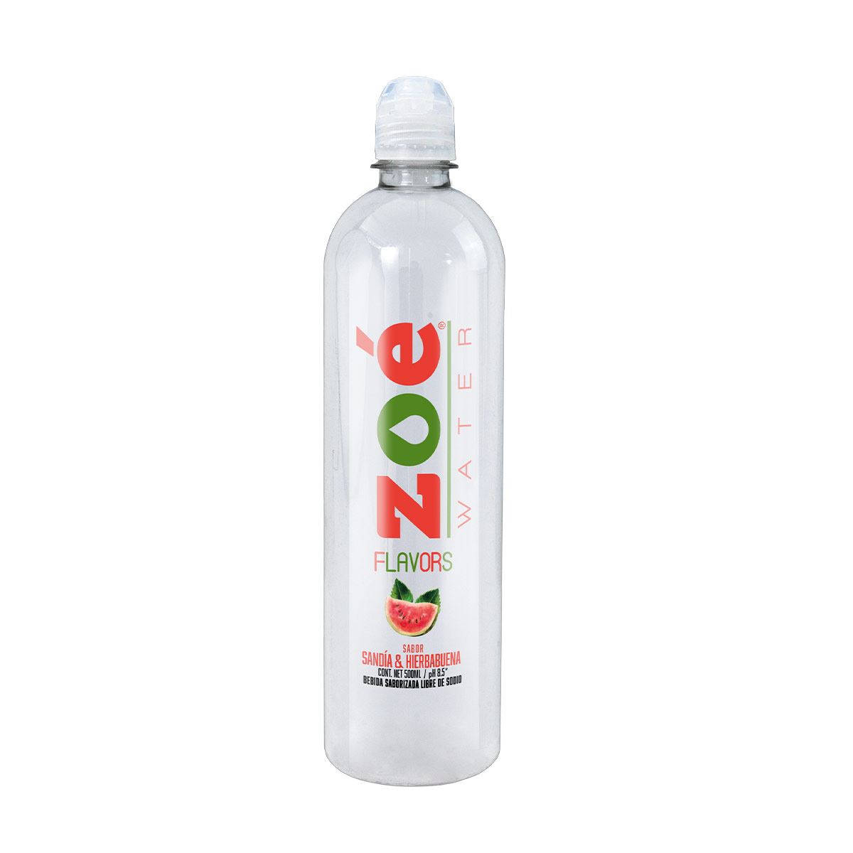 Zoé Water Falvors Sandia Hierbabuena 500 ml