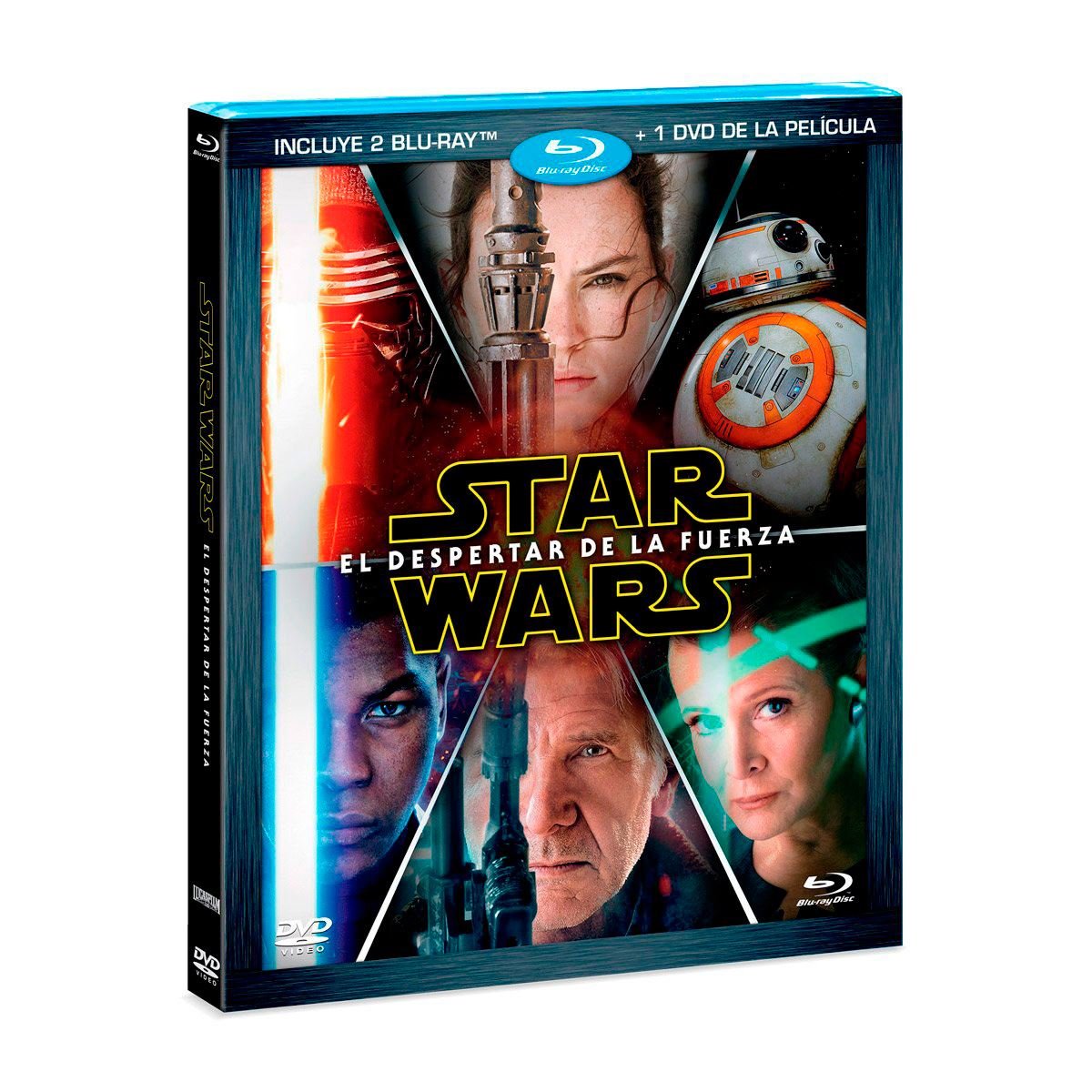 BR Star Wars El Despertar de la Fuerza 2Br + 1 DVD
