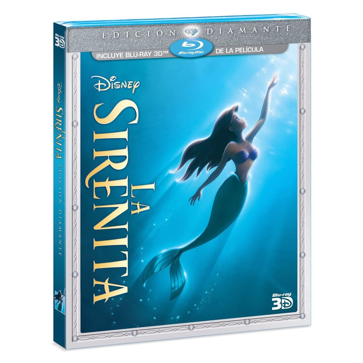 Blu-Ray 3D La Sirenita Edición Diamante