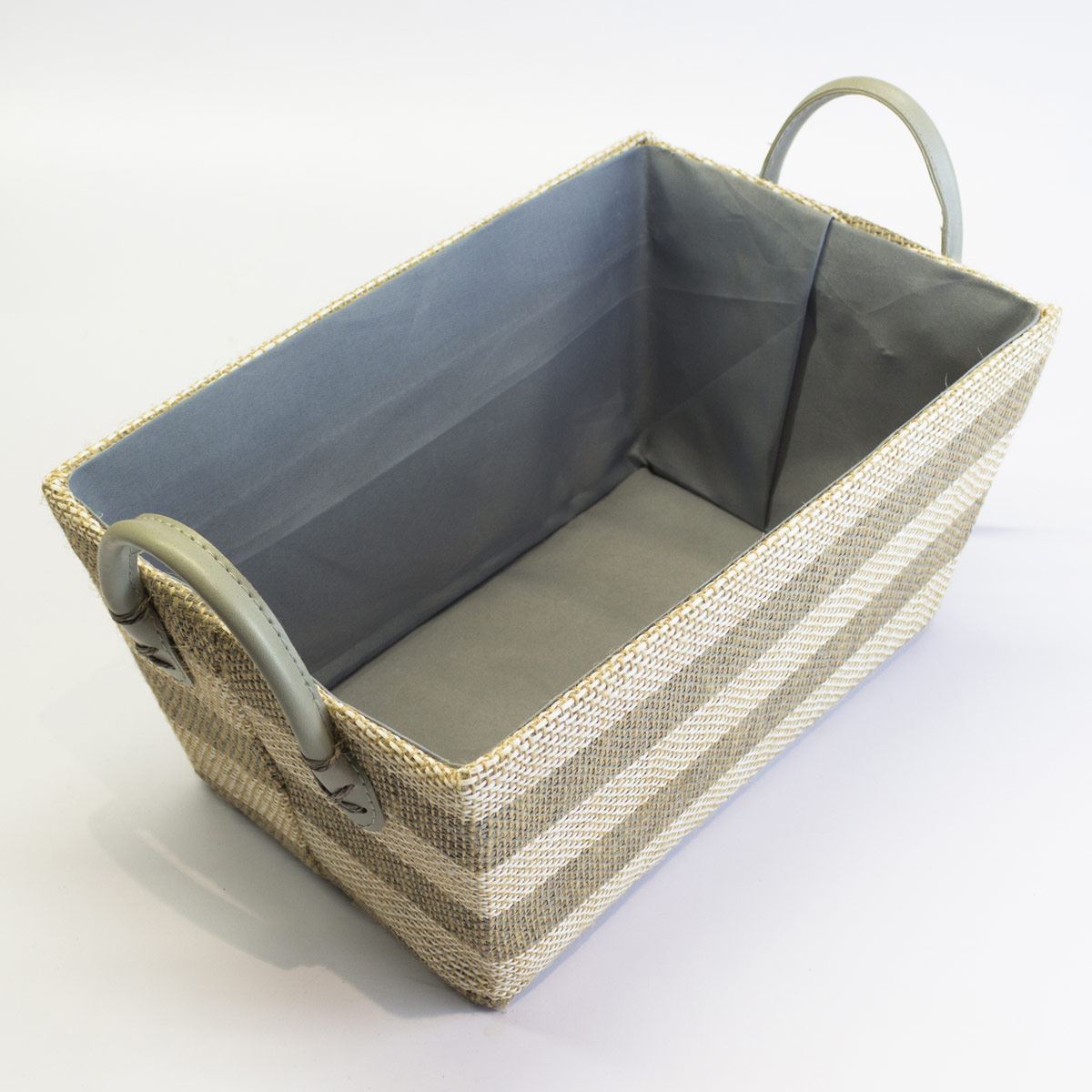Revistero A Rayas Mediano 30 X 20 X 15 Cm