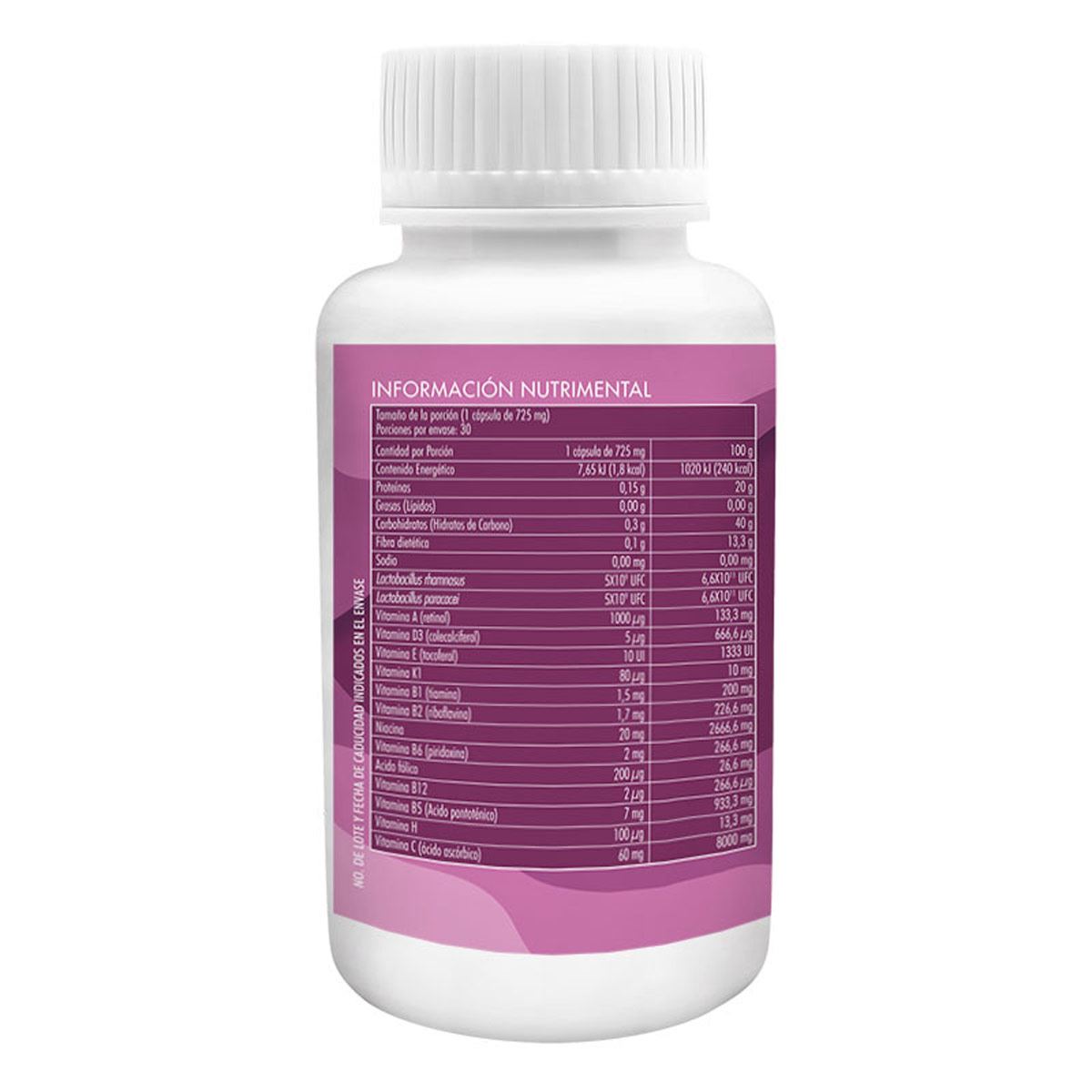 Probióticos Mujer 30 Caps Natural Wisdom Suplemento Alimenticio