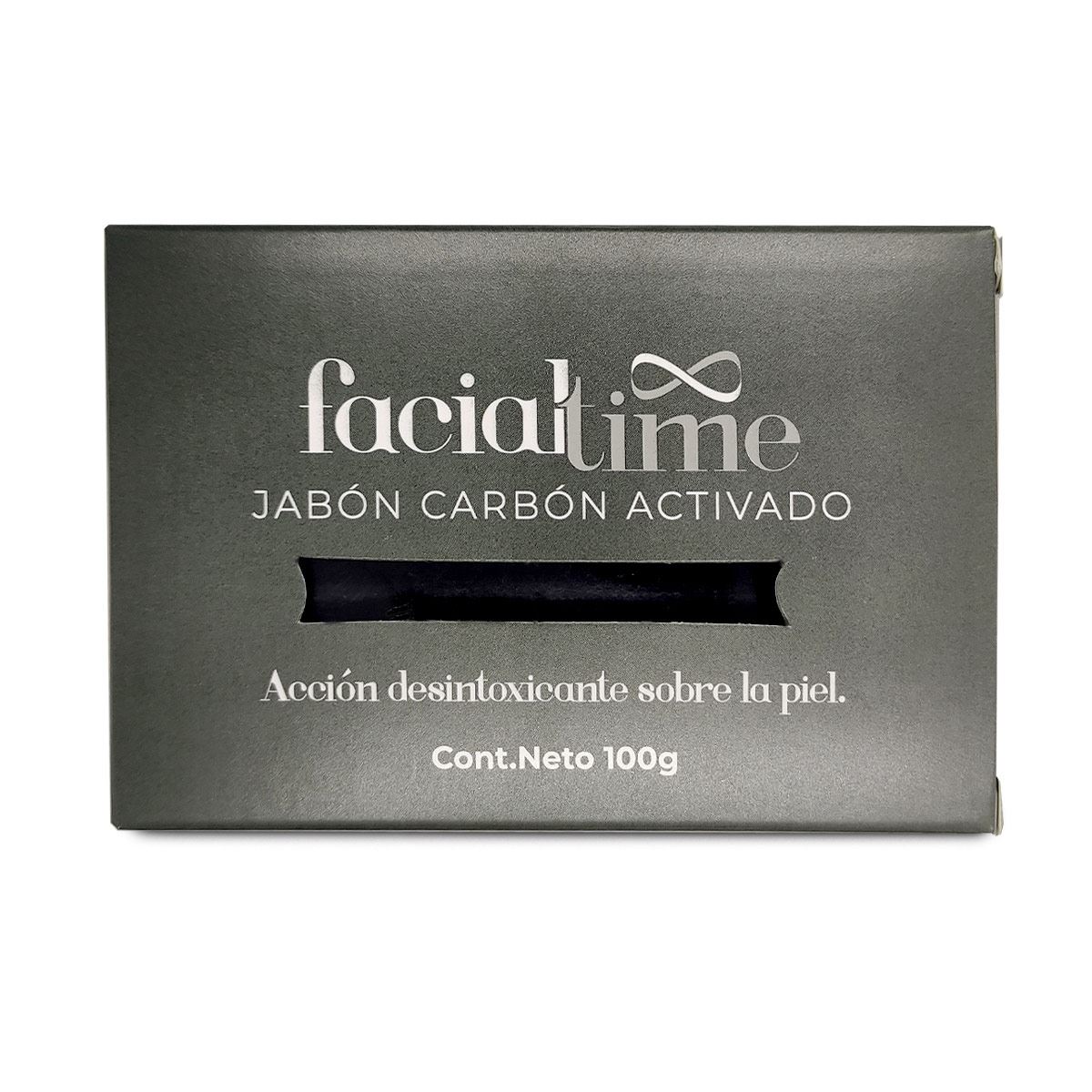 Jabón de carbón activado