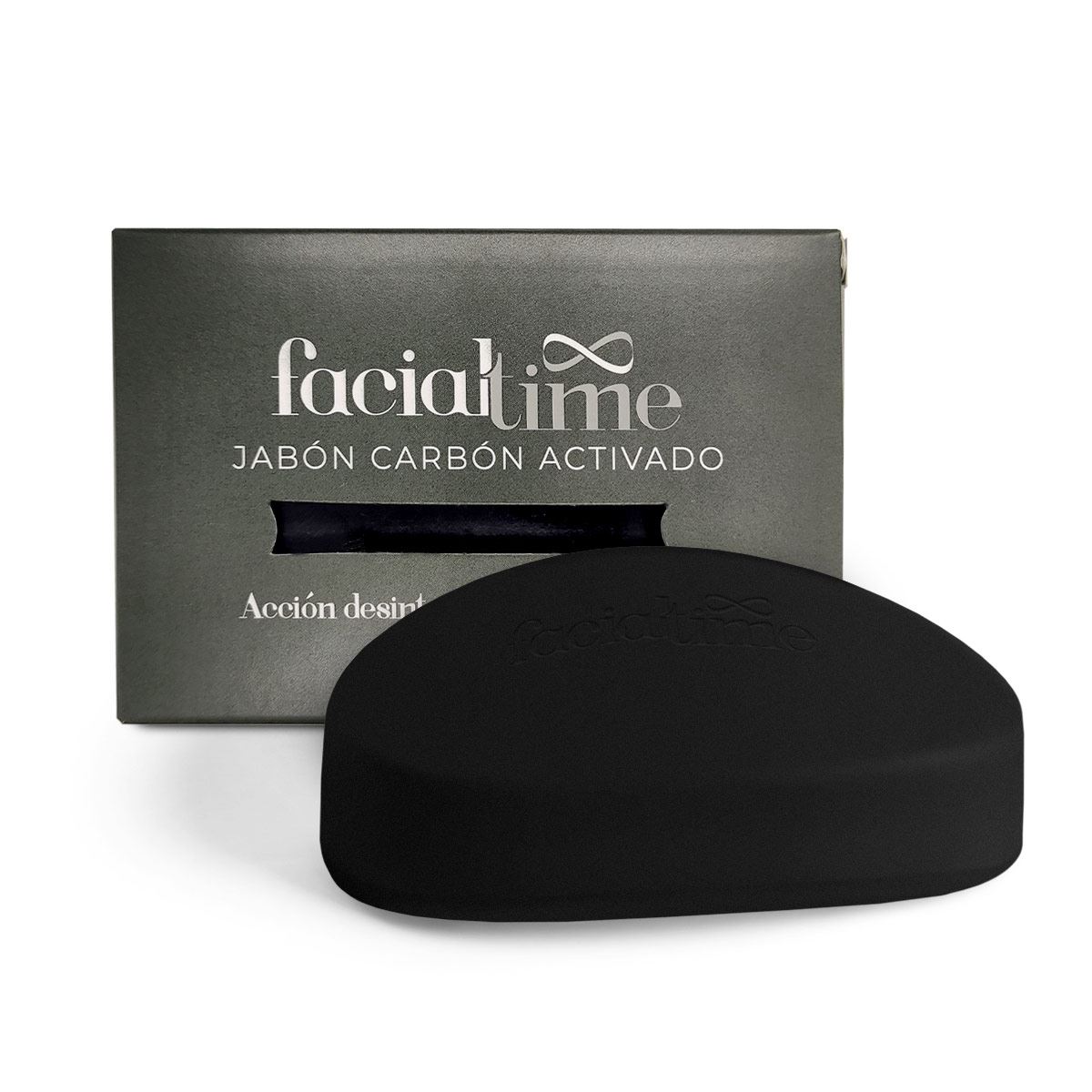Jabón de carbón activado