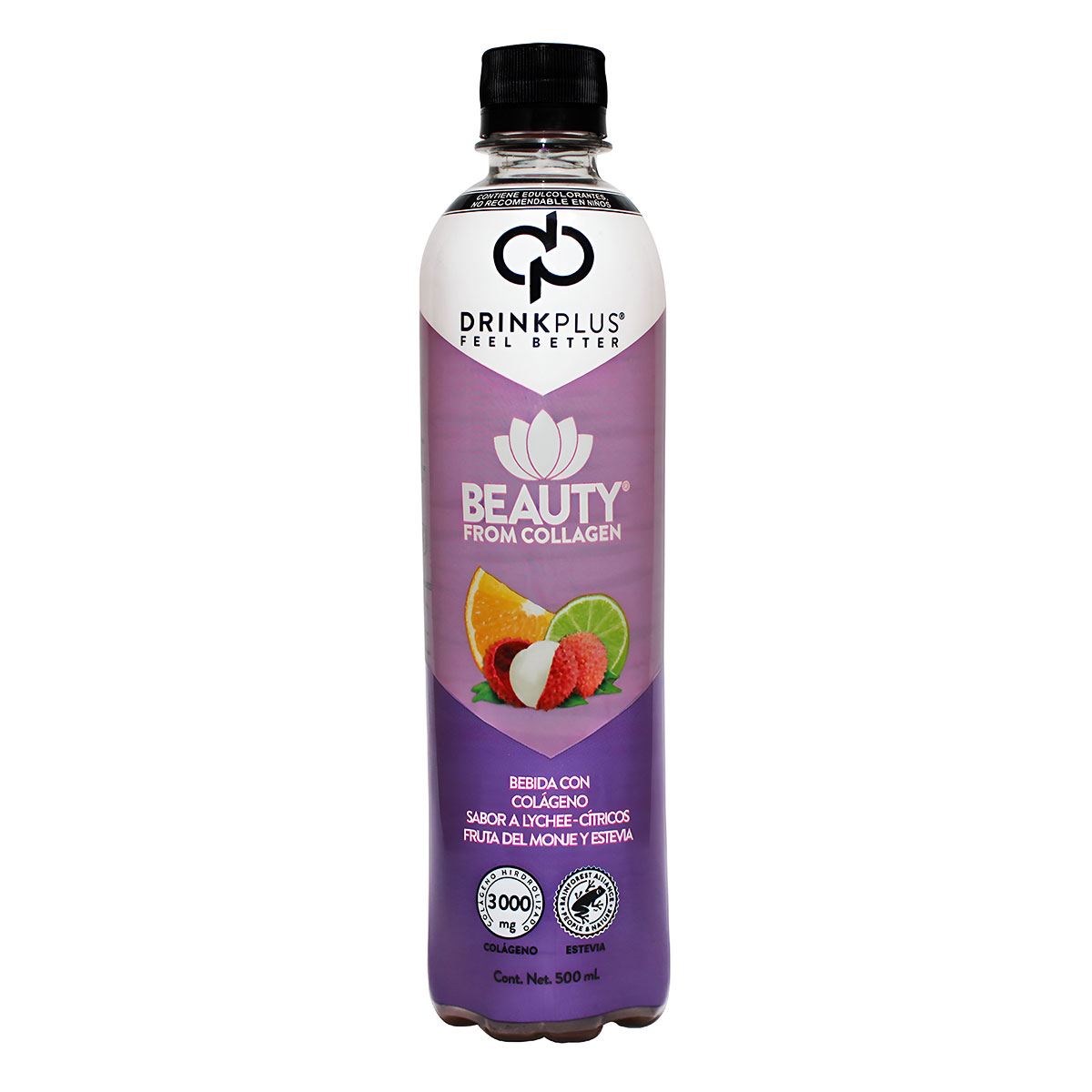Bebida Drinkplus con colágeno sabor lychee 500ml
