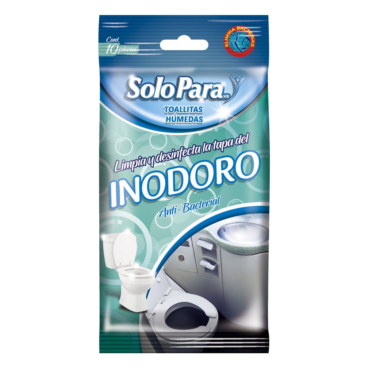 Toallitas Húmedas Desinfectantes para Inodoro  Solo Para