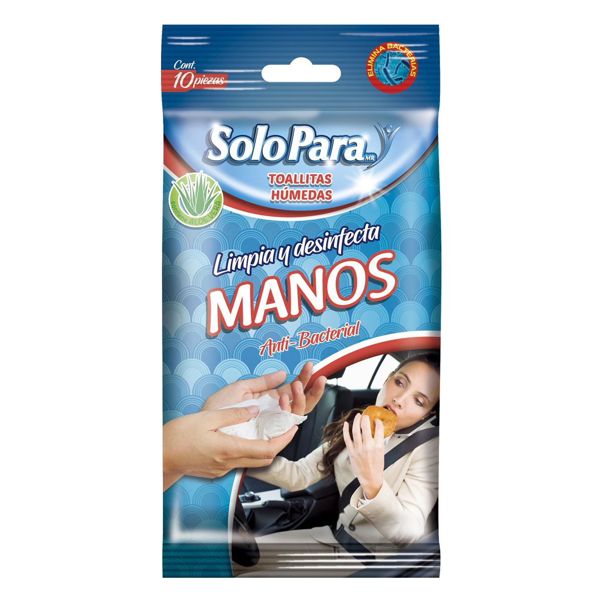 Toallitas Húmedas Anti-Bacteriales para Manos