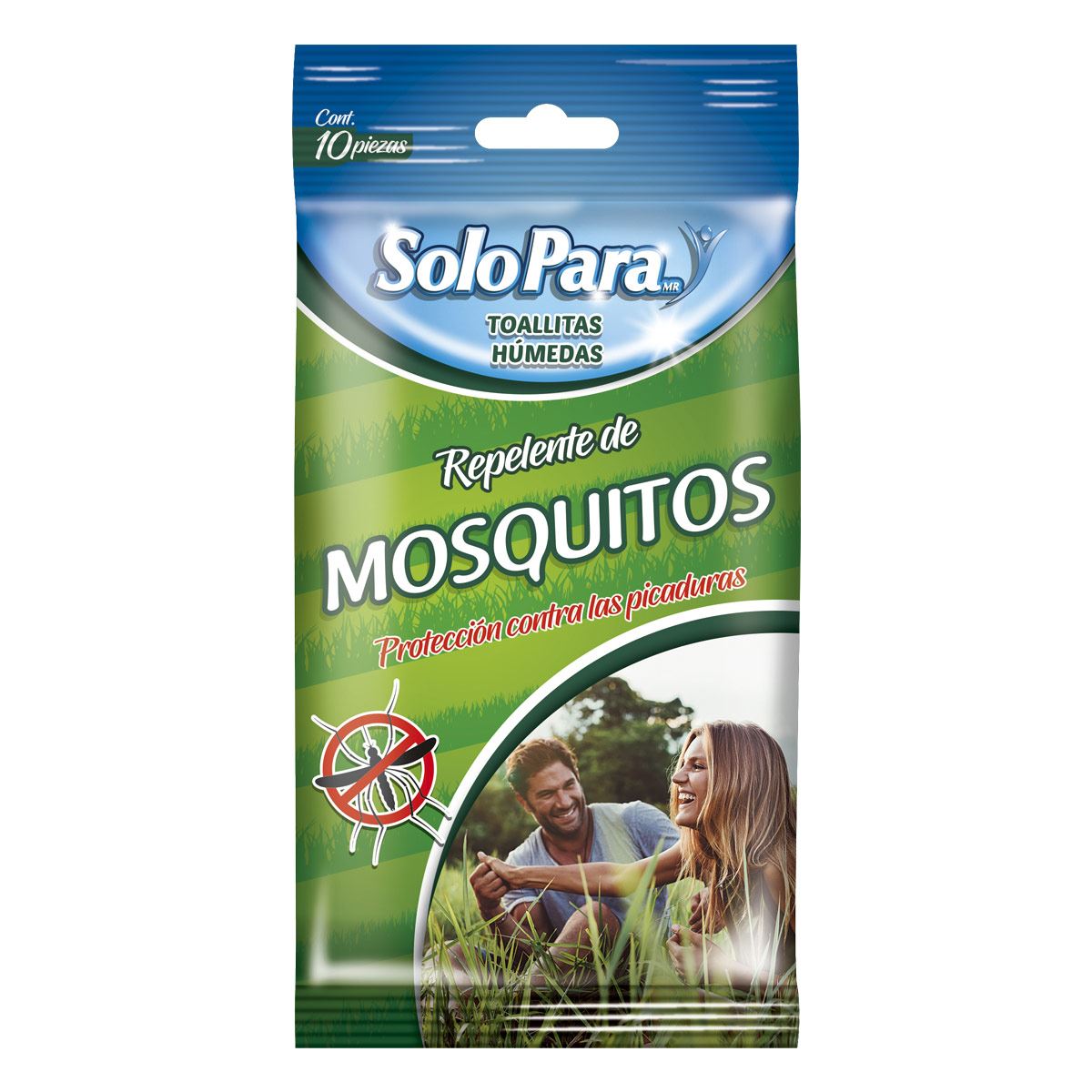 Toallitas Húmedas Repelente de Mosquitos Solo Para