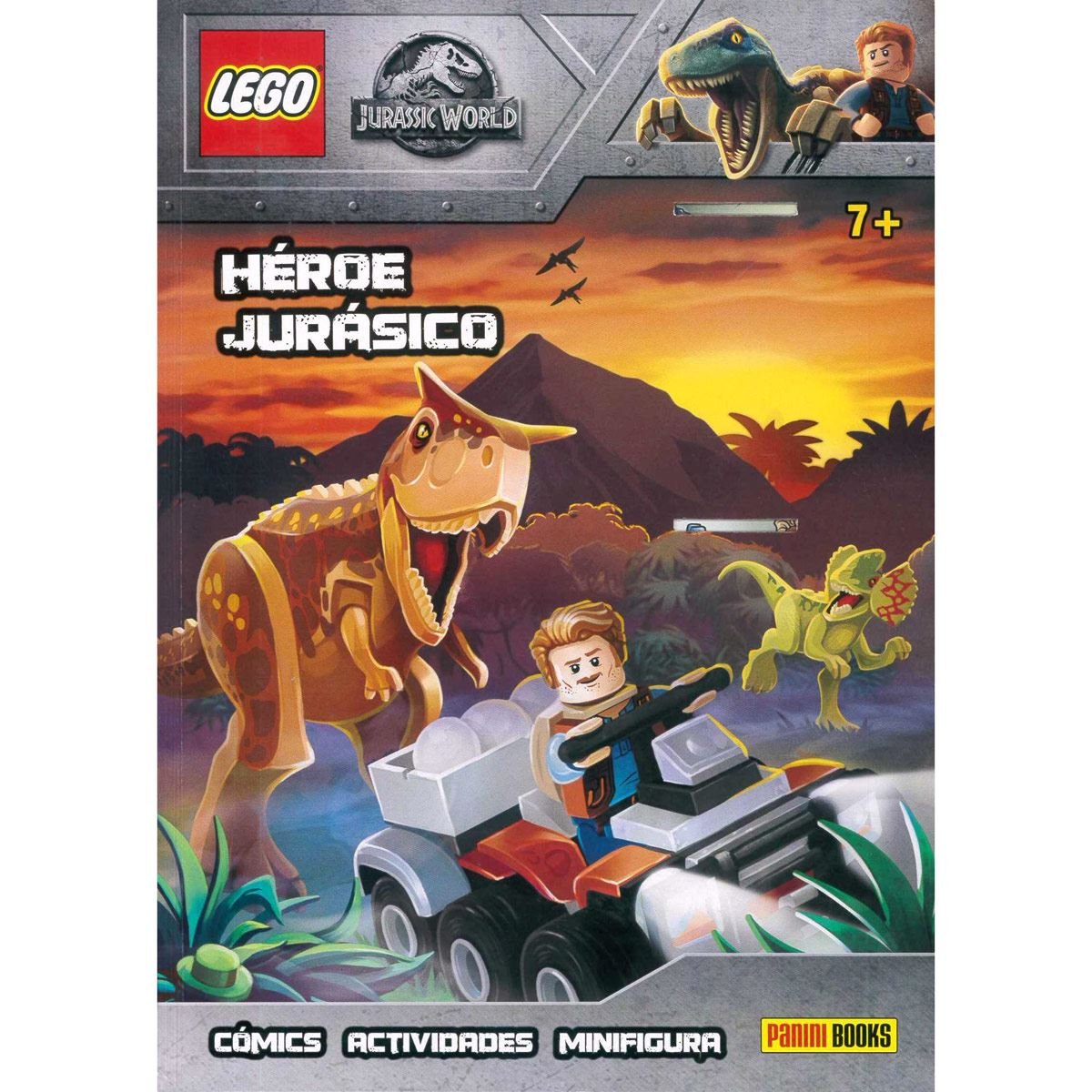 Lego Jurassic World H&#233;roe Jur&#225;sico