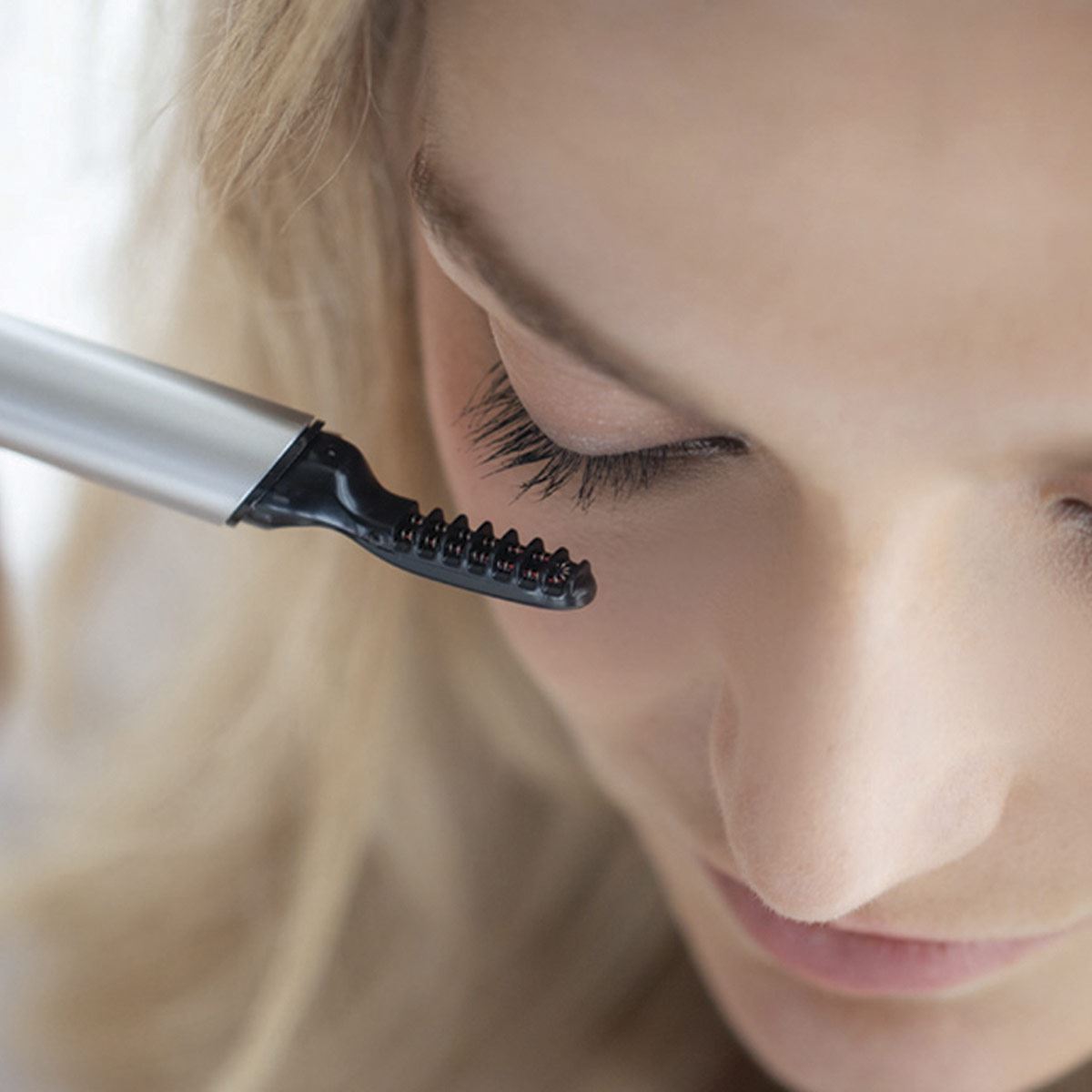 Rizador de pestañas térmico zeta en color azul