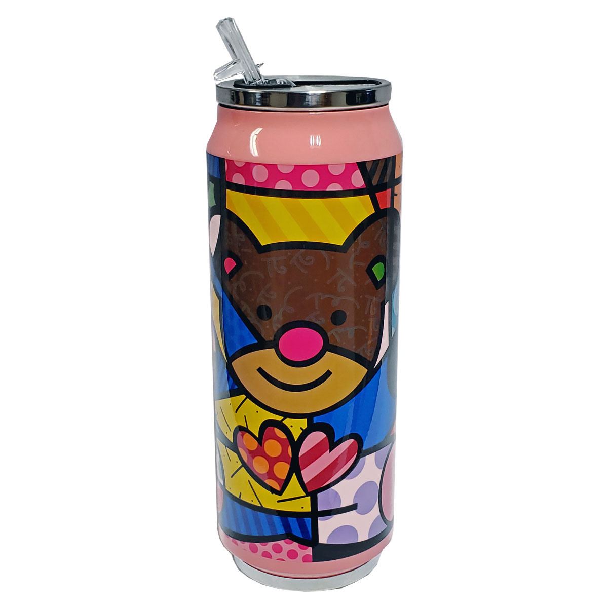 Termo, vaso térmico de acero inoxidable 500 ml Romero Britto Oso