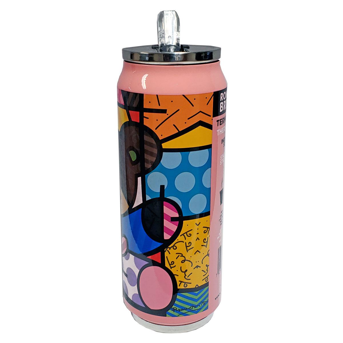 Termo, vaso térmico de acero inoxidable 500 ml Romero Britto Oso
