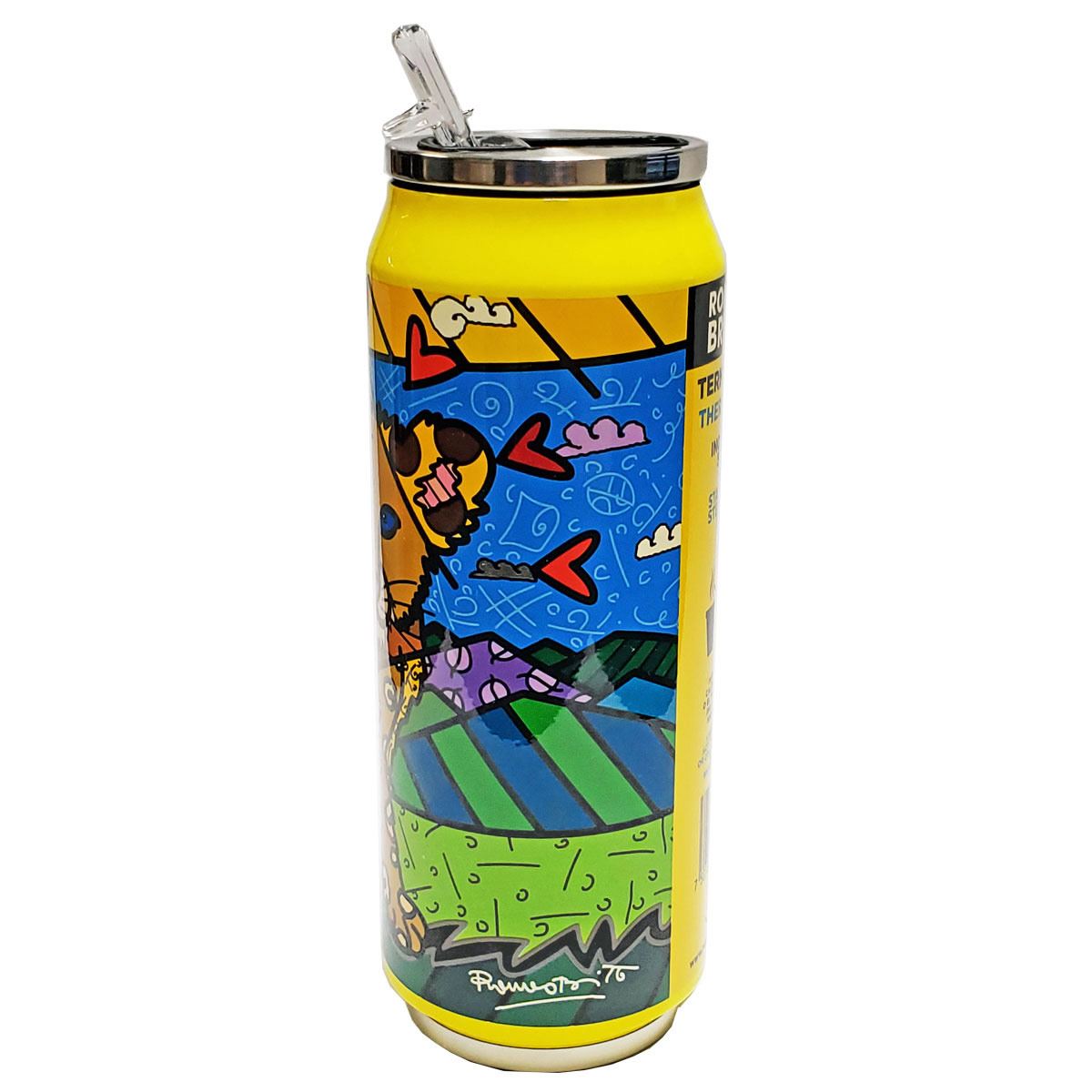 Termo, vaso térmico de acero inoxidable 500 ml Romero Britto León
